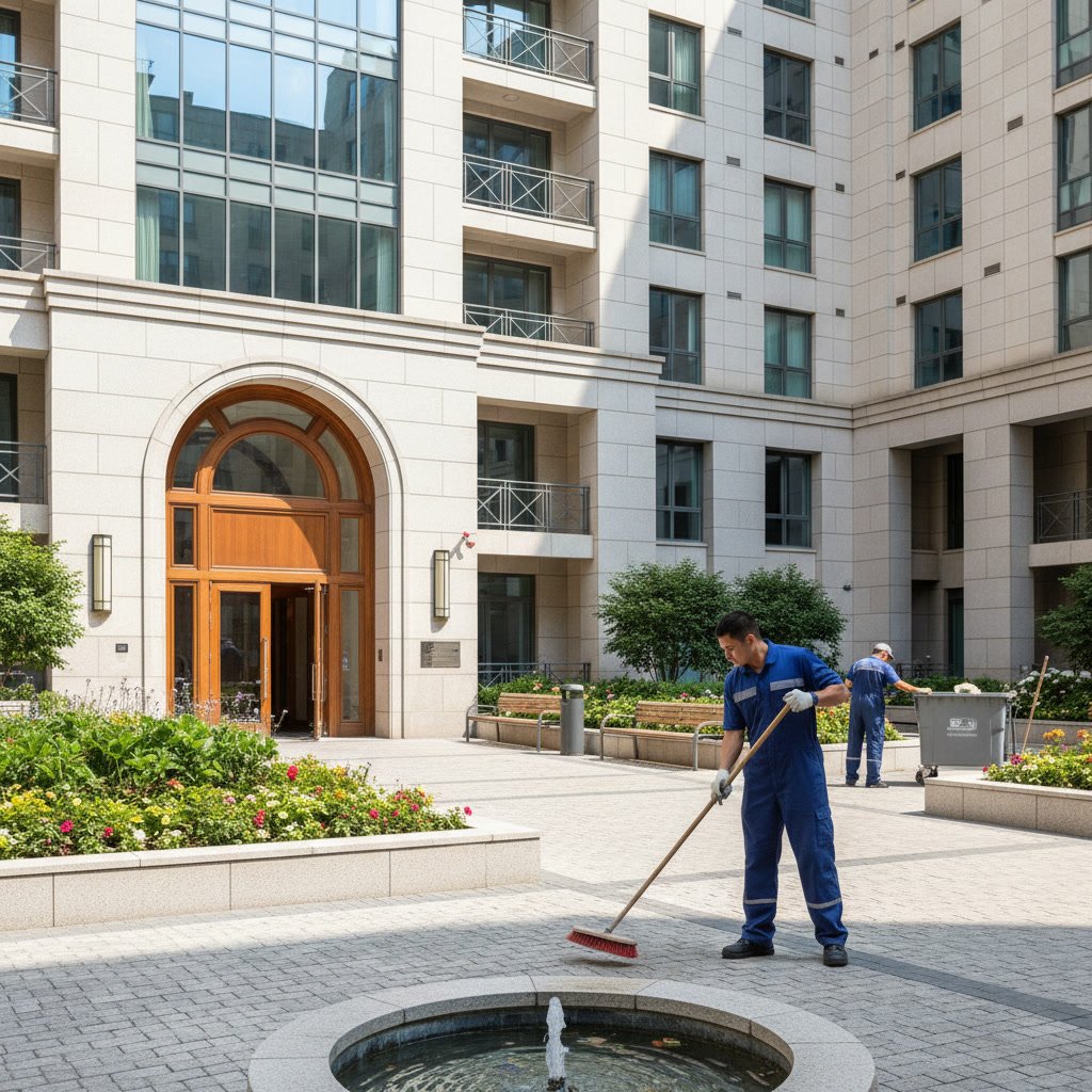 apartment complex common area maintenance and porter services